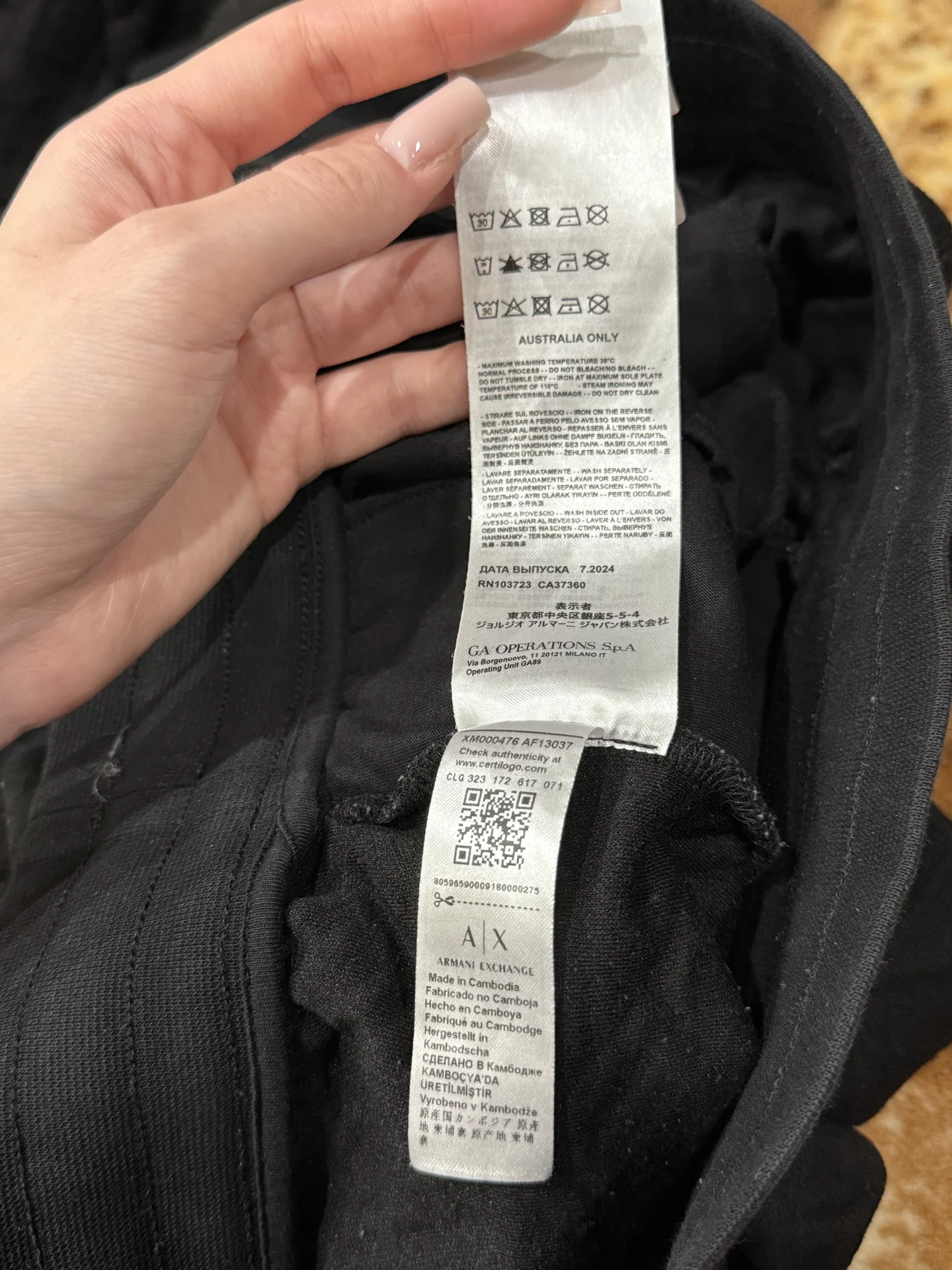 Спортивный костюм мужской armani exchang - миниатюра 2