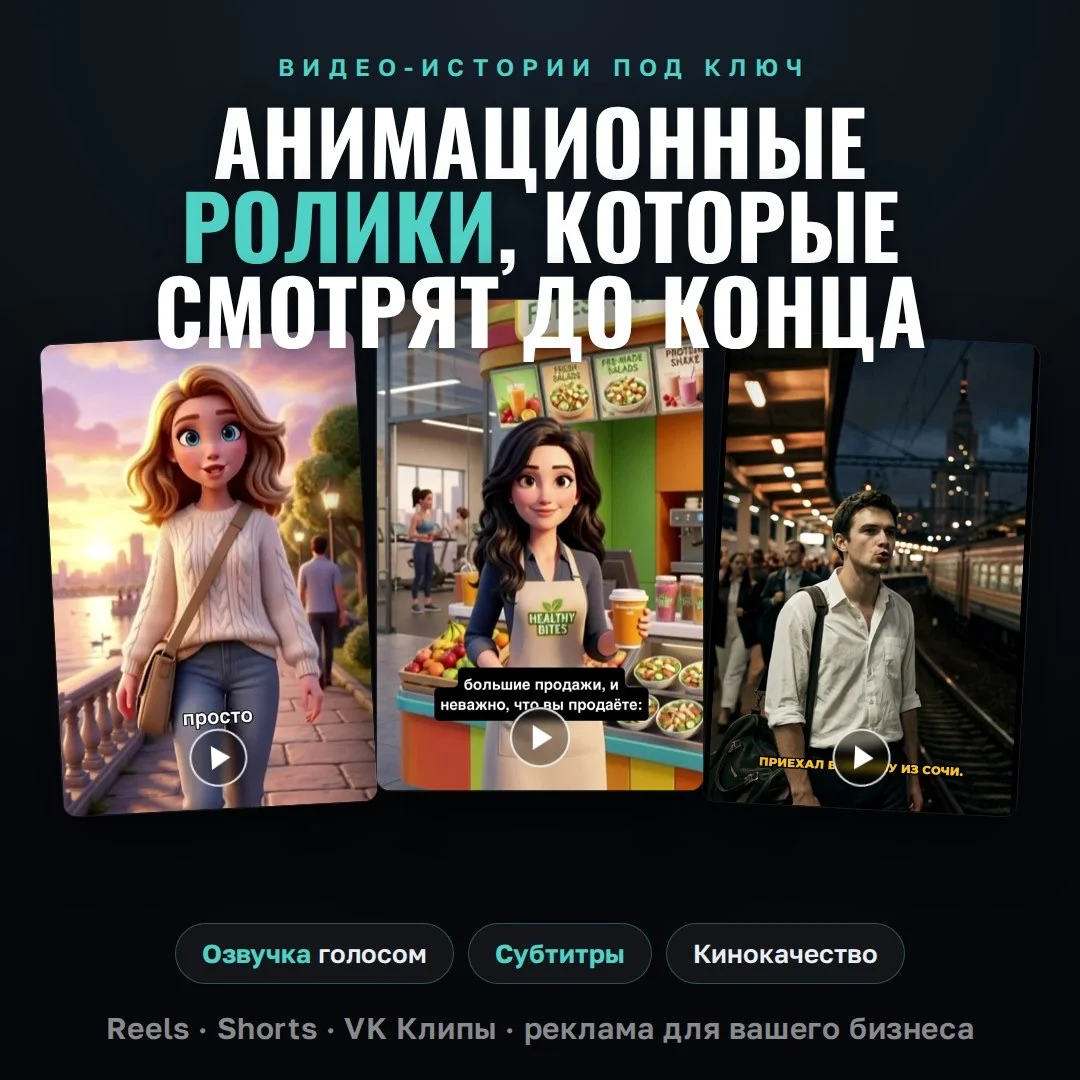 Анимационные видео-ролики для соцсетей и бизнеса - изображение 1