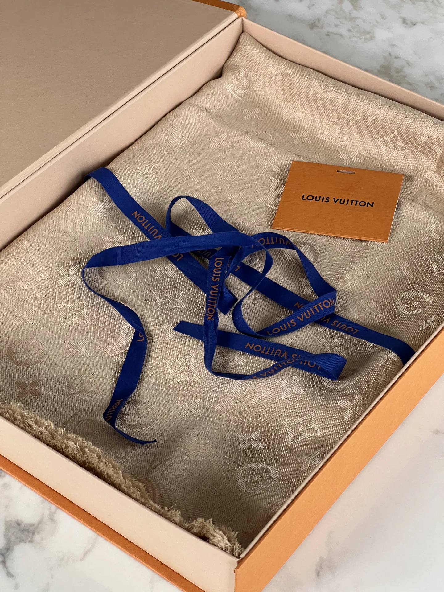 Шаль платок Louis Vuitton оригинал - миниатюра 13