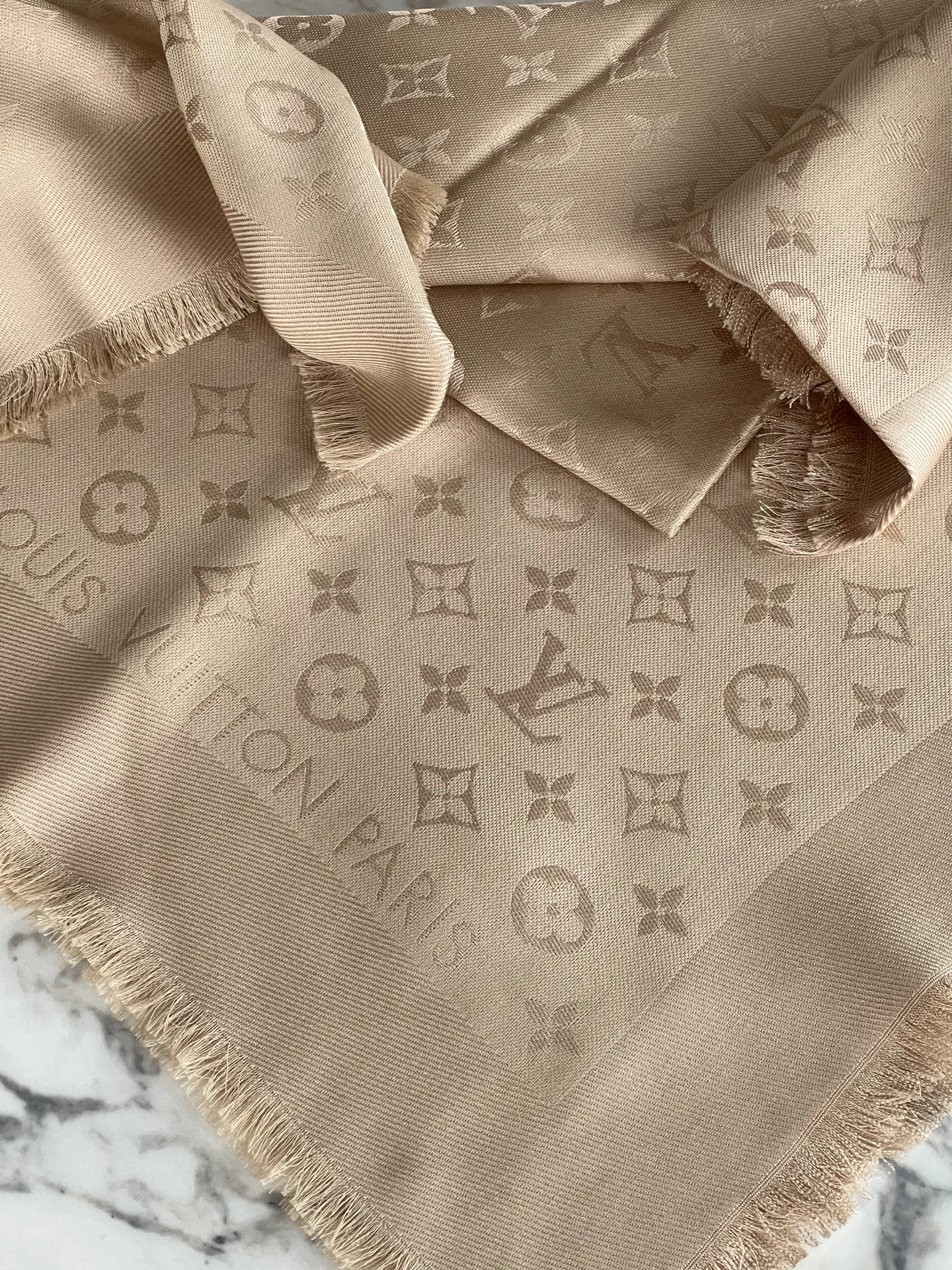 Шаль платок Louis Vuitton оригинал - миниатюра 15