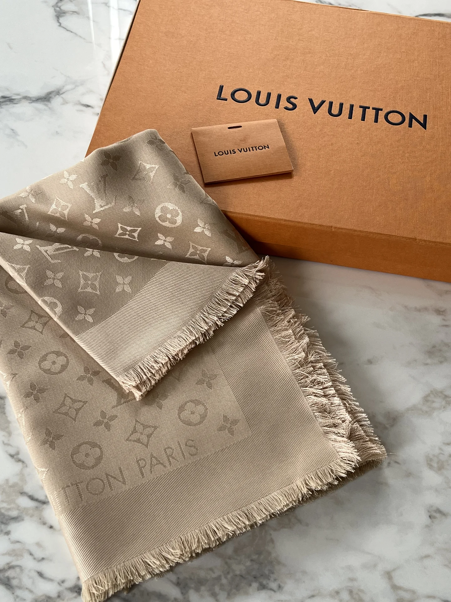 Шаль платок Louis Vuitton оригинал - миниатюра 18