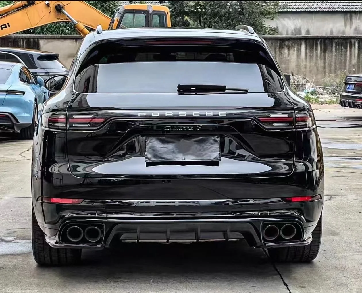 Рестайлинг обвес porsche cayenne 2010-2017 - миниатюра 4