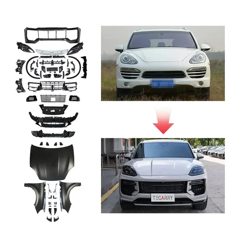 Рестайлинг обвес porsche cayenne 2010-2017 - миниатюра 5
