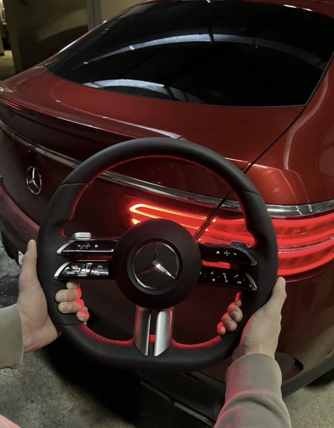 Сенсорный руль на Mercedes-benz 2009-2022 - миниатюра 2