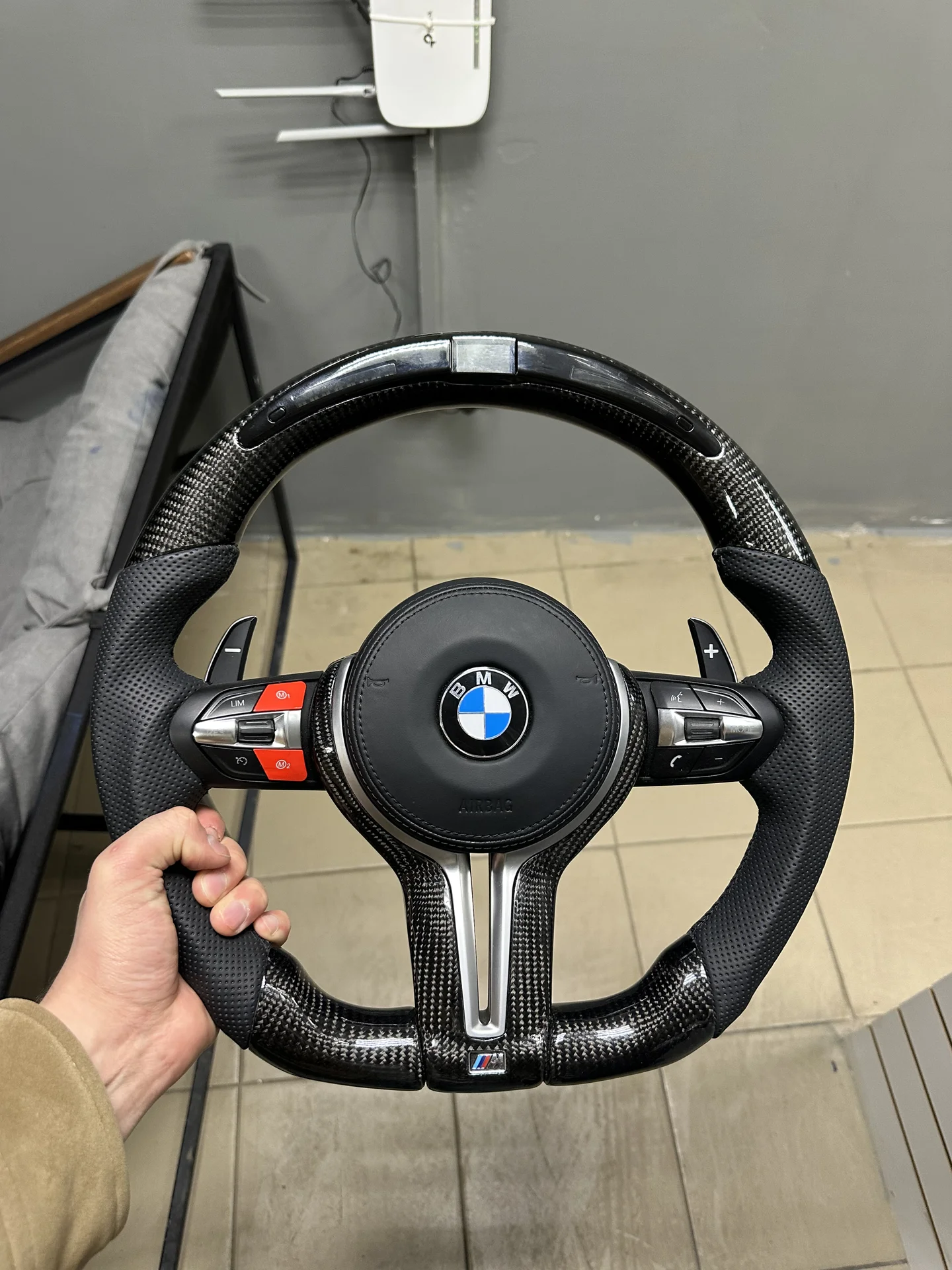 Руль BMW с тахометром на F10 - миниатюра 6