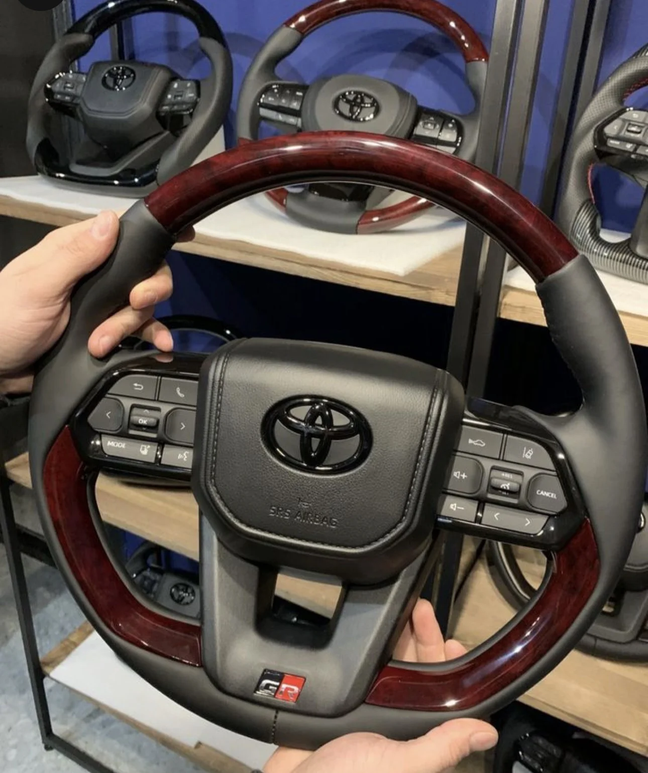 Руль в стиле LC300 на prado - миниатюра 2
