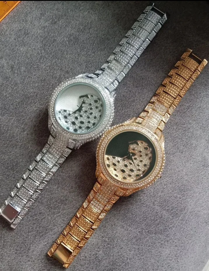 Новые женские часы с Леопардом стиль cartier - миниатюра 2