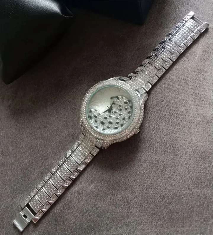Новые женские часы с Леопардом стиль cartier - миниатюра 7
