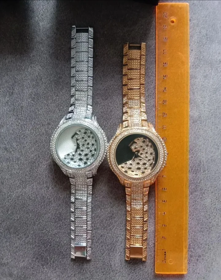 Новые женские часы с Леопардом стиль cartier - миниатюра 8