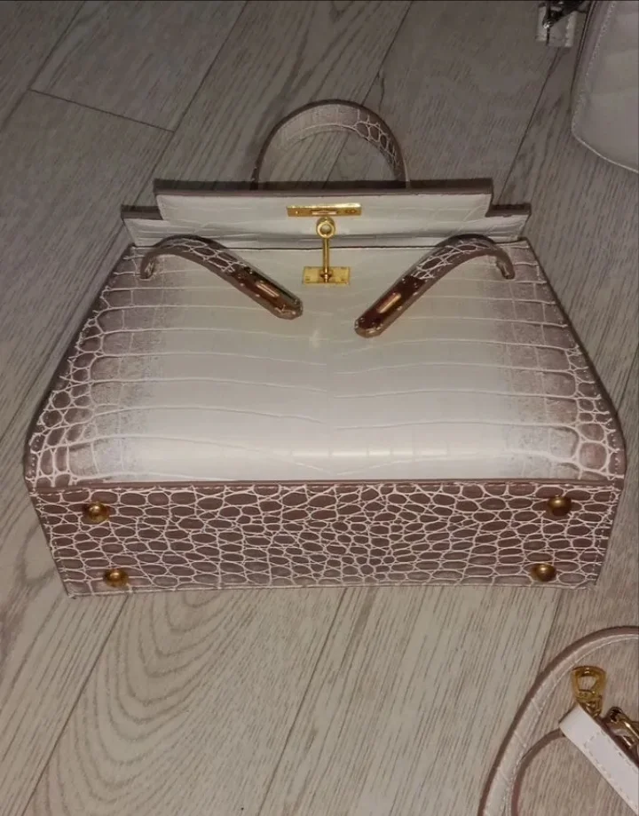Женская сумка стиль hermes kelly - миниатюра 7