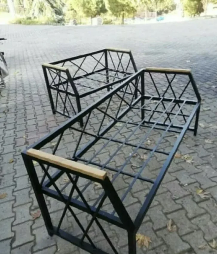 Мебель в стиле лофт, кресло, подстолье, стулья - миниатюра 4