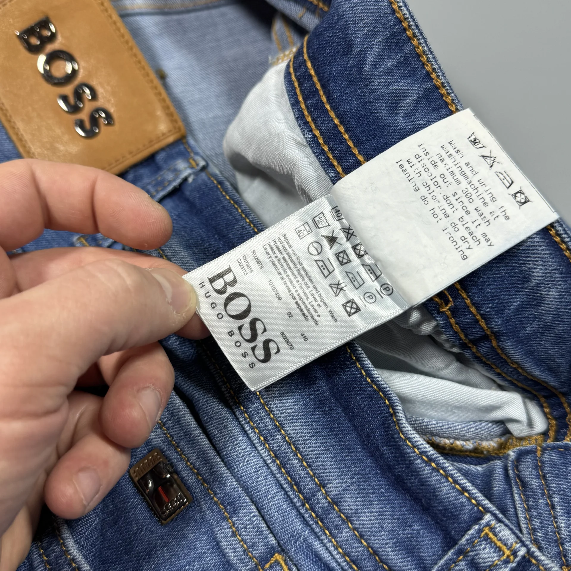 Джинсы Hugo Boss оригинал - миниатюра 8