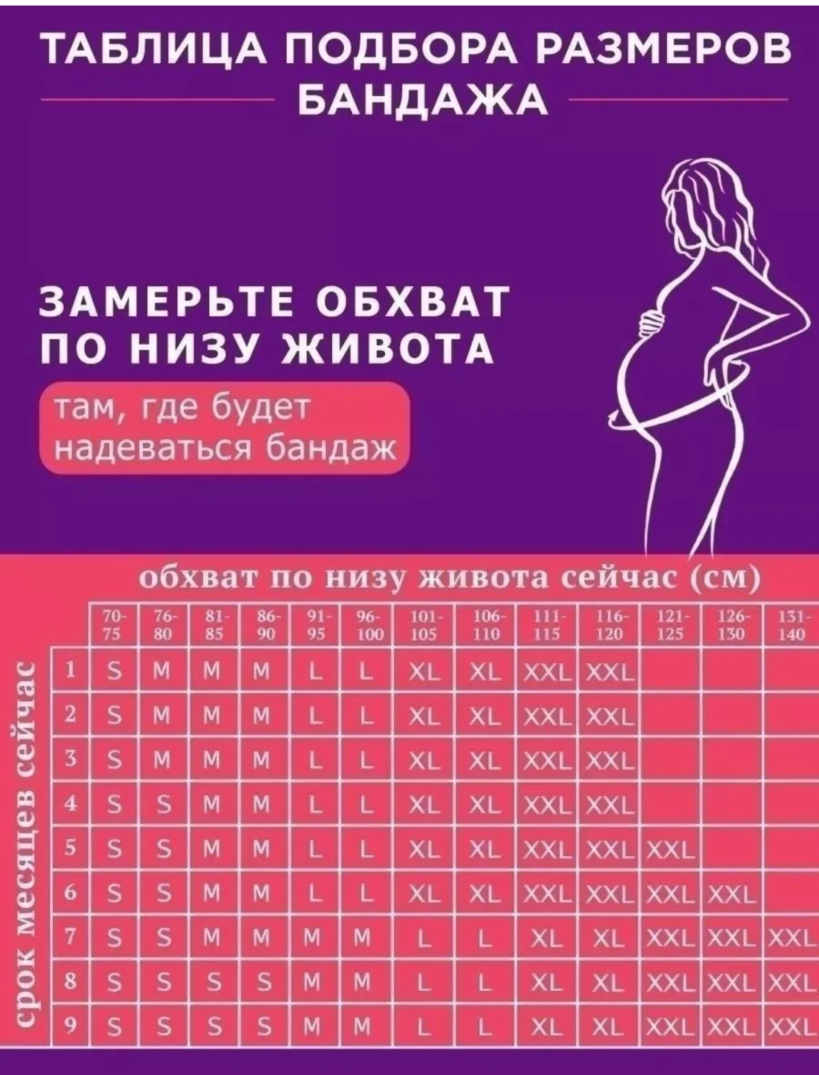 Бандаж для беременных размер М - миниатюра 5