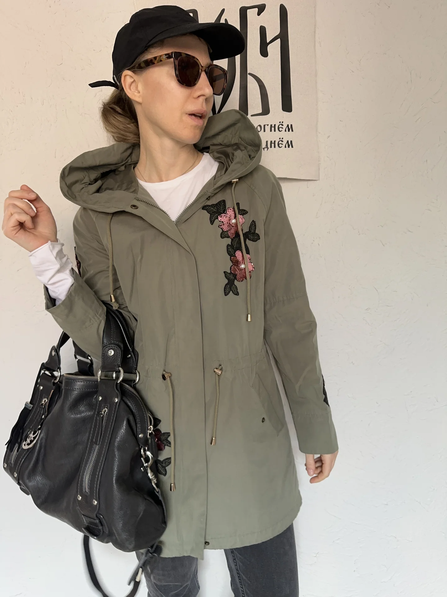 Парка zarina с вышивкой 44р - миниатюра 2