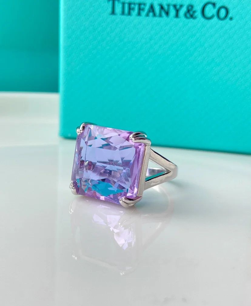 Кольцо с крупным кристаллом Swarovski разные - миниатюра 6