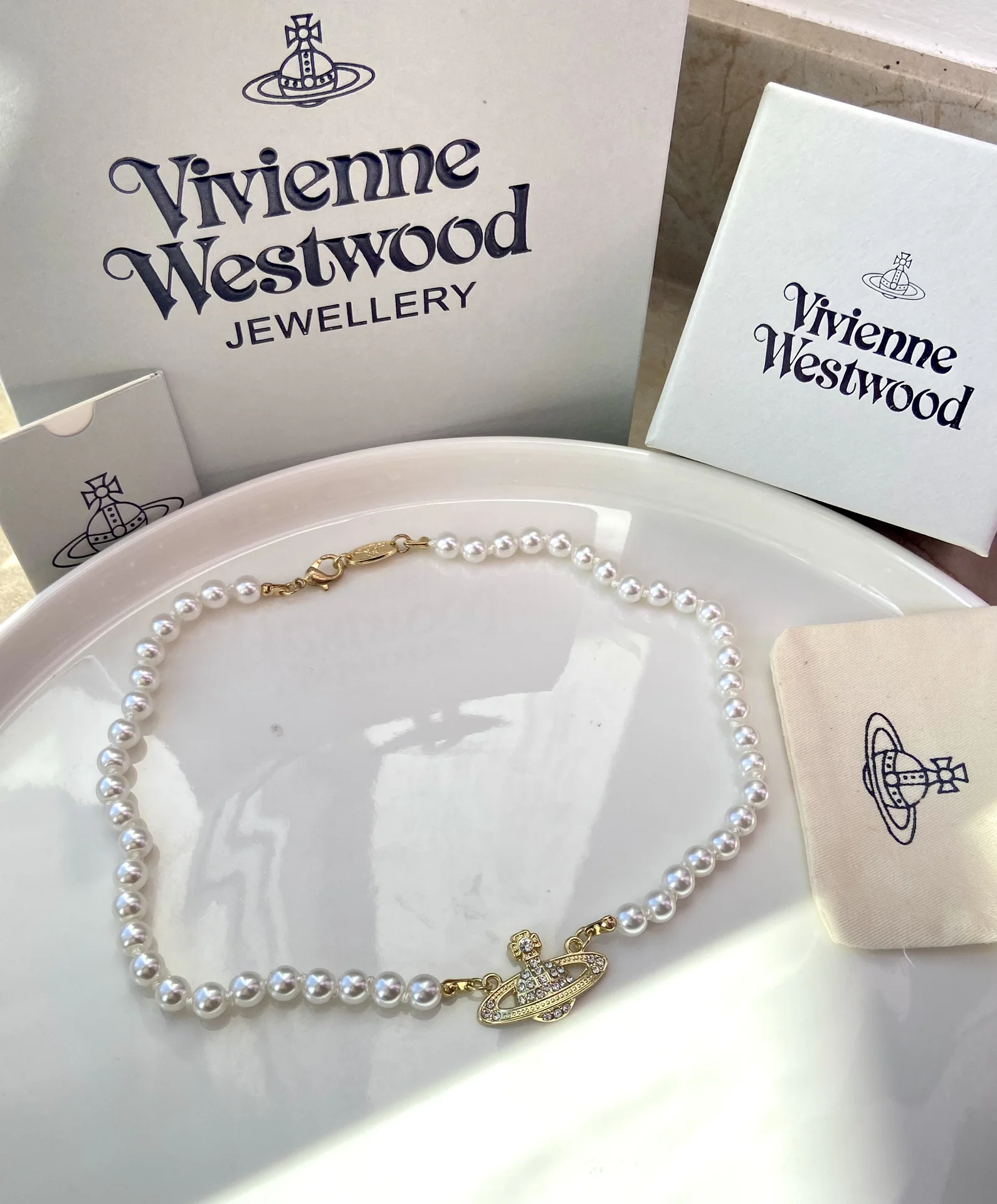 Колье Vivienne Westwood с жемчугом Майорка - миниатюра 3