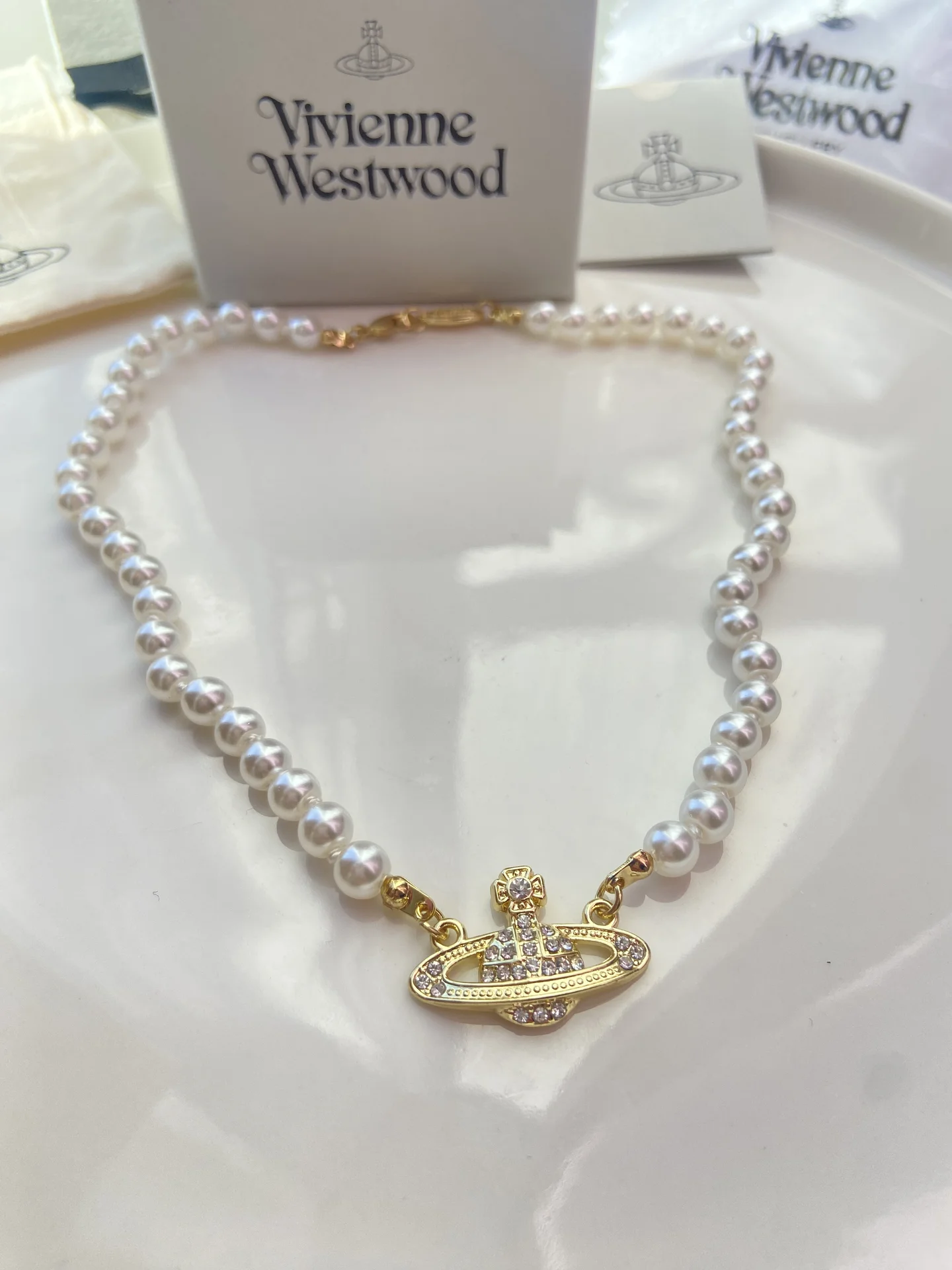 Колье Vivienne Westwood с жемчугом Майорка - миниатюра 5
