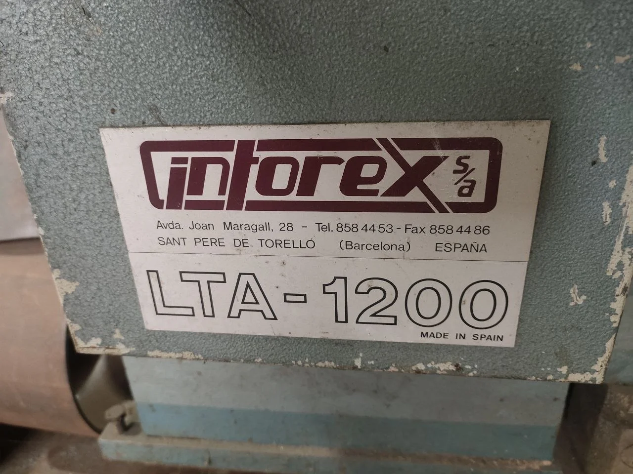 Шлифовальный станок по дереву Intorex LTA-1200 - миниатюра 3