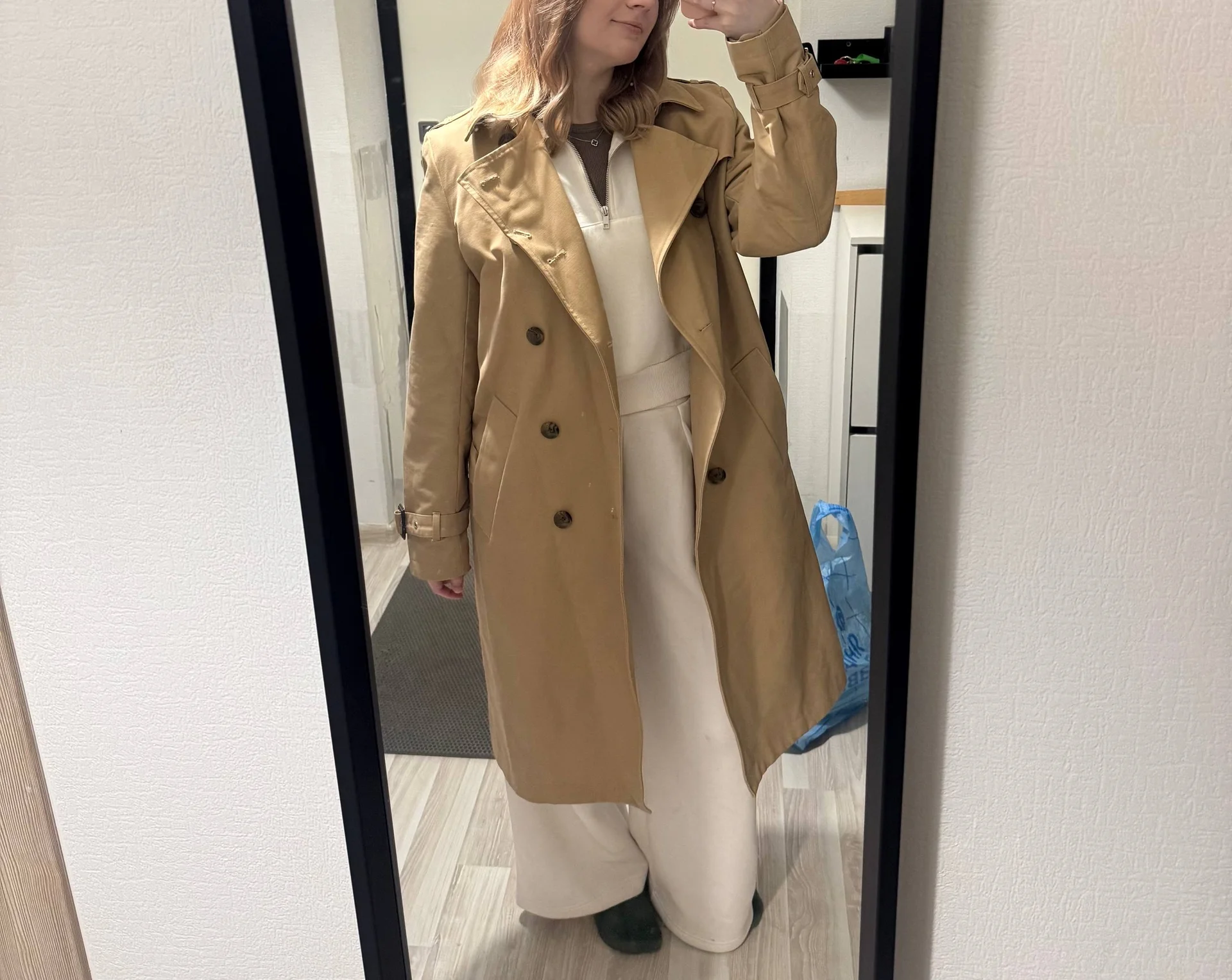 Тренч мужской asos - миниатюра 4
