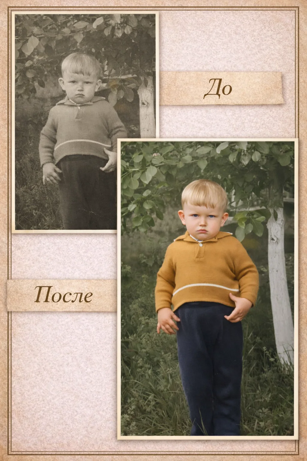Живое фото / Оживление и реставрация фотографий - миниатюра 3
