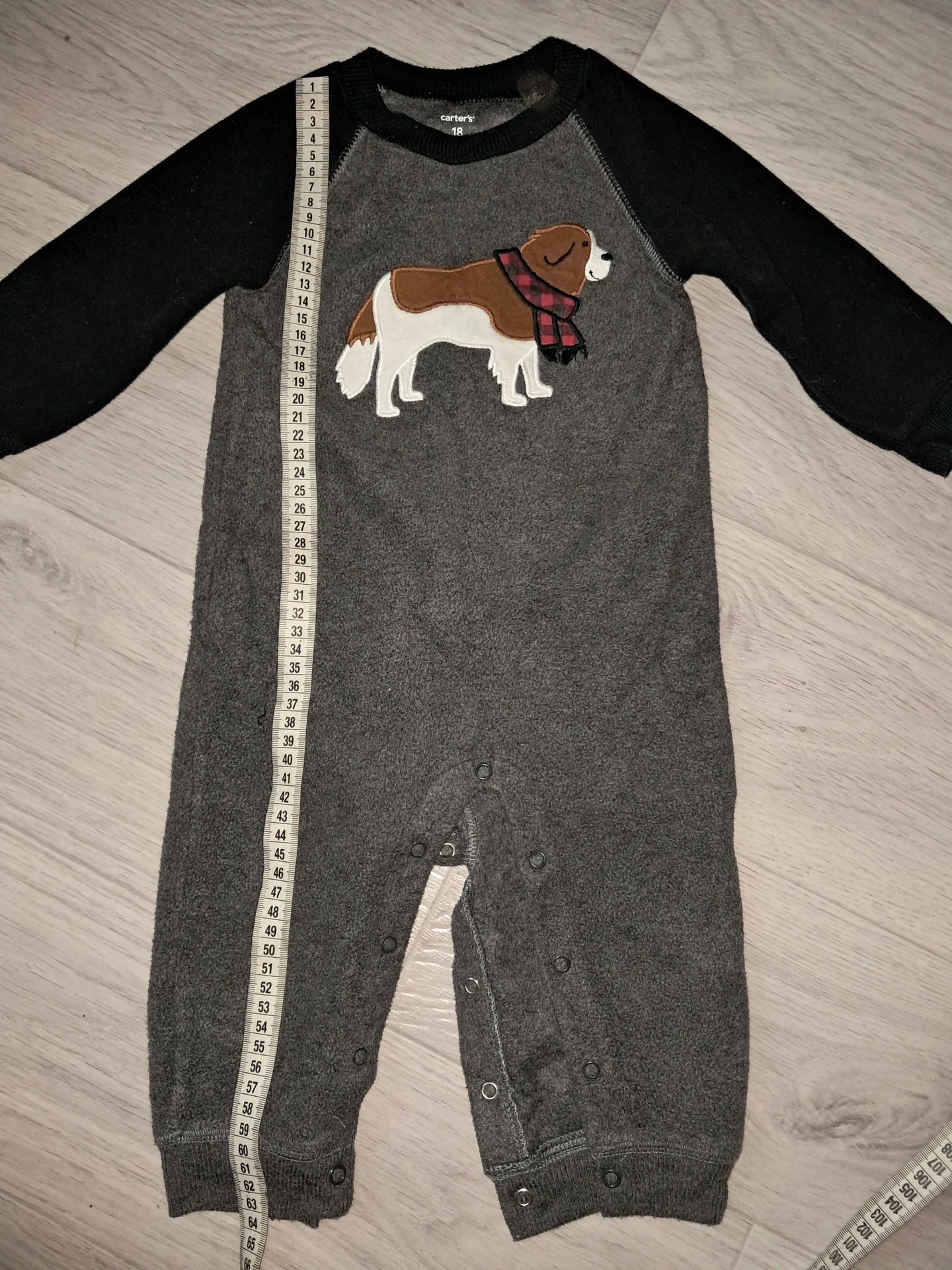 Комбинезон для мальчика флис 62/68 carters 18 - миниатюра 2