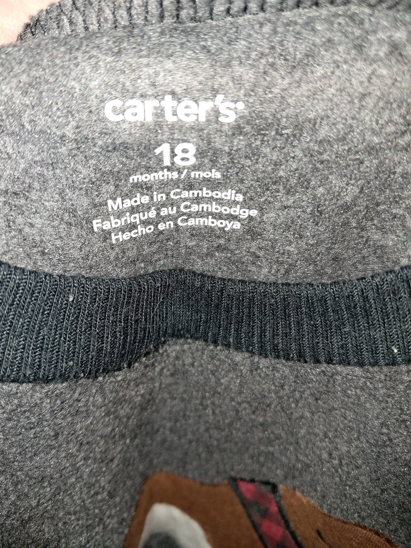 Комбинезон для мальчика флис 62/68 carters 18 - миниатюра 3