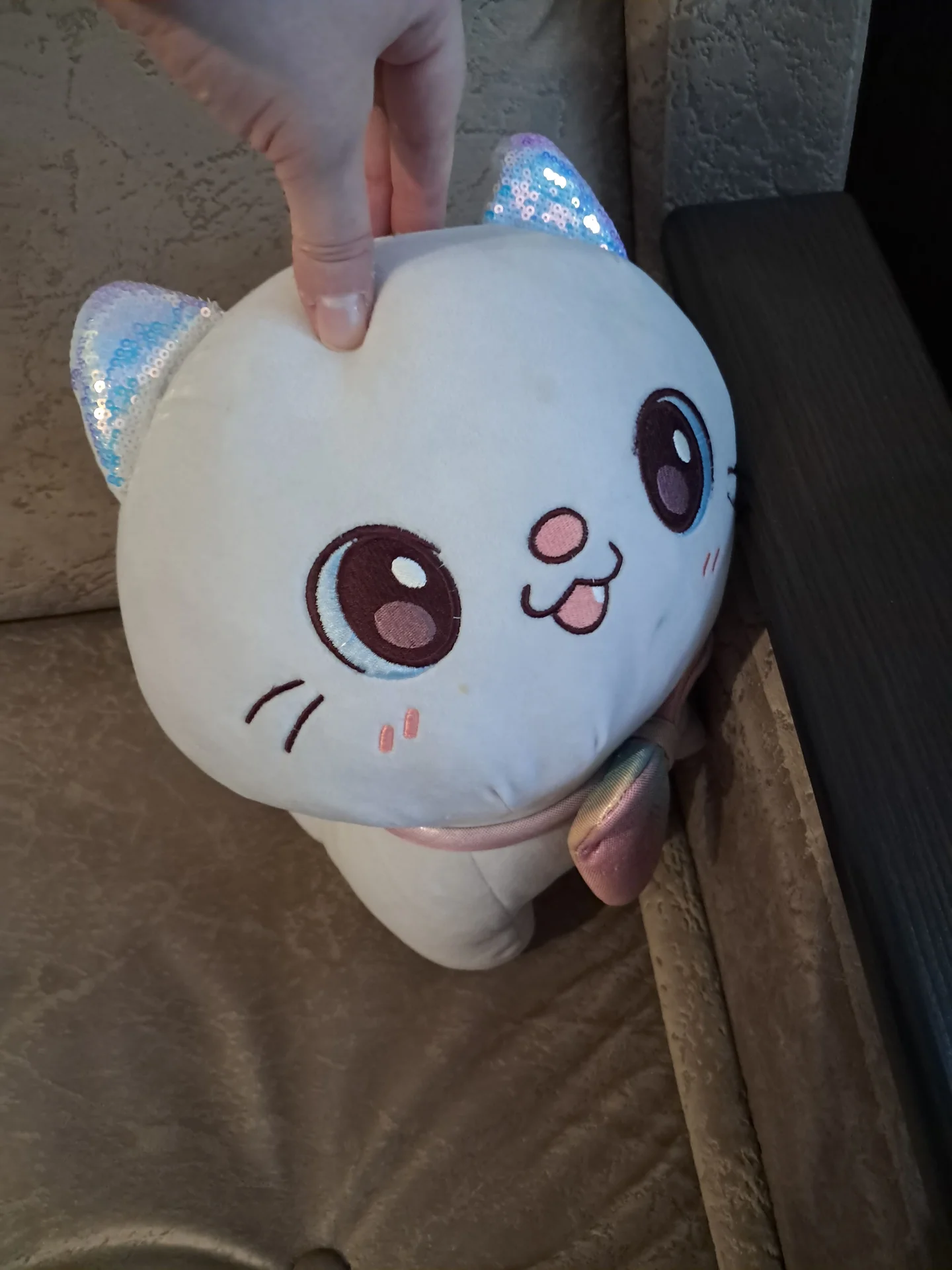 Игрушки мягкие кот и собака - миниатюра 2