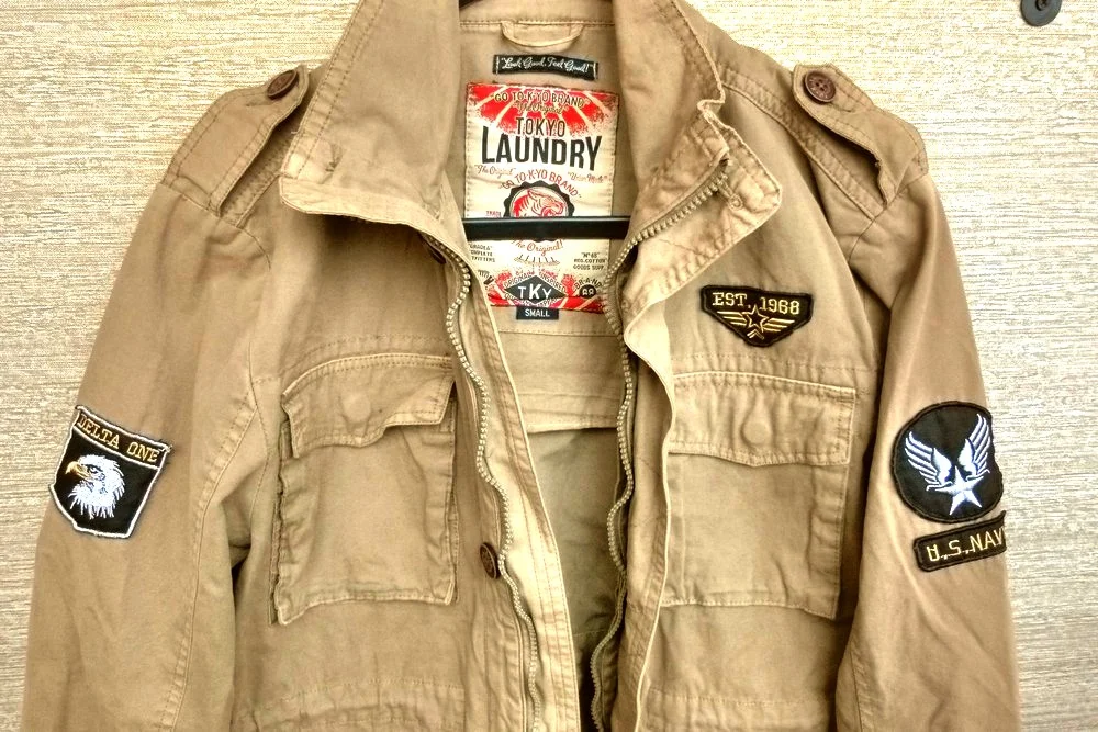 куртка парка из плотной хлопковой ткани цвет хакки 46 Tokyo Laundry - миниатюра 2