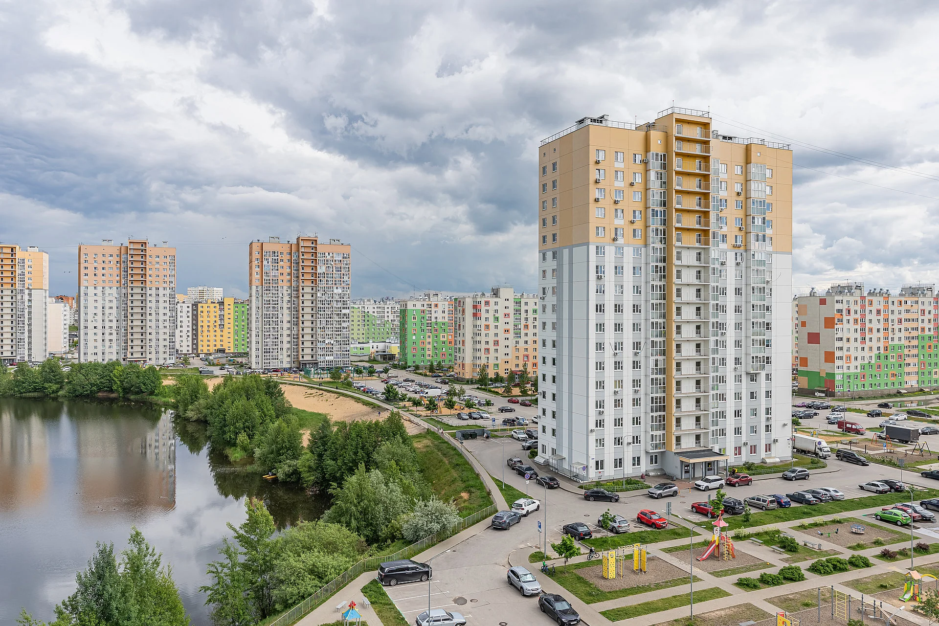 уют у озера квартира с балконом  и  кондиционером. - миниатюра 10