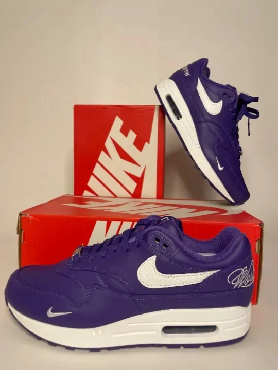 Кроссовки Supreme x Air Max 1 '87 SP 'Varsity Purple' - изображение 1