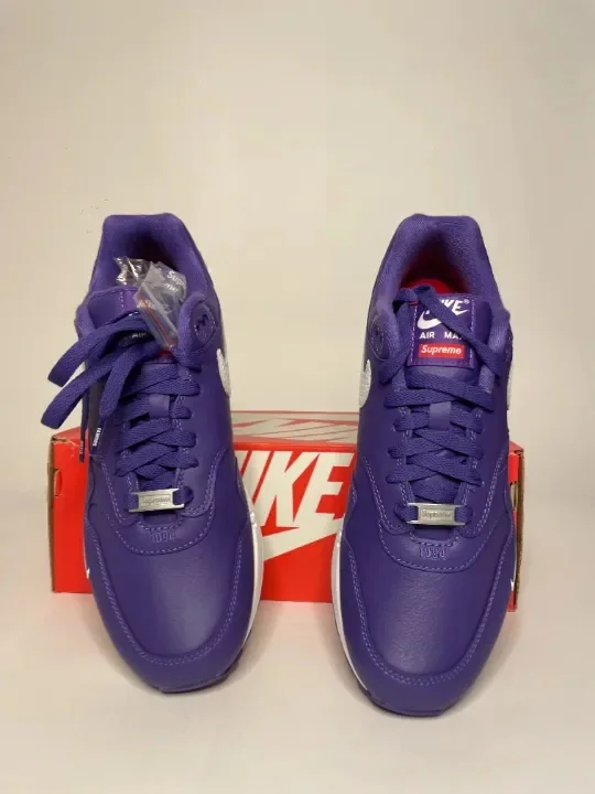 Кроссовки Supreme x Air Max 1 '87 SP 'Varsity Purple' - миниатюра 2