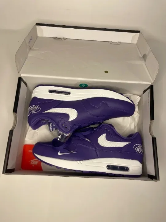 Кроссовки Supreme x Air Max 1 '87 SP 'Varsity Purple' - миниатюра 5