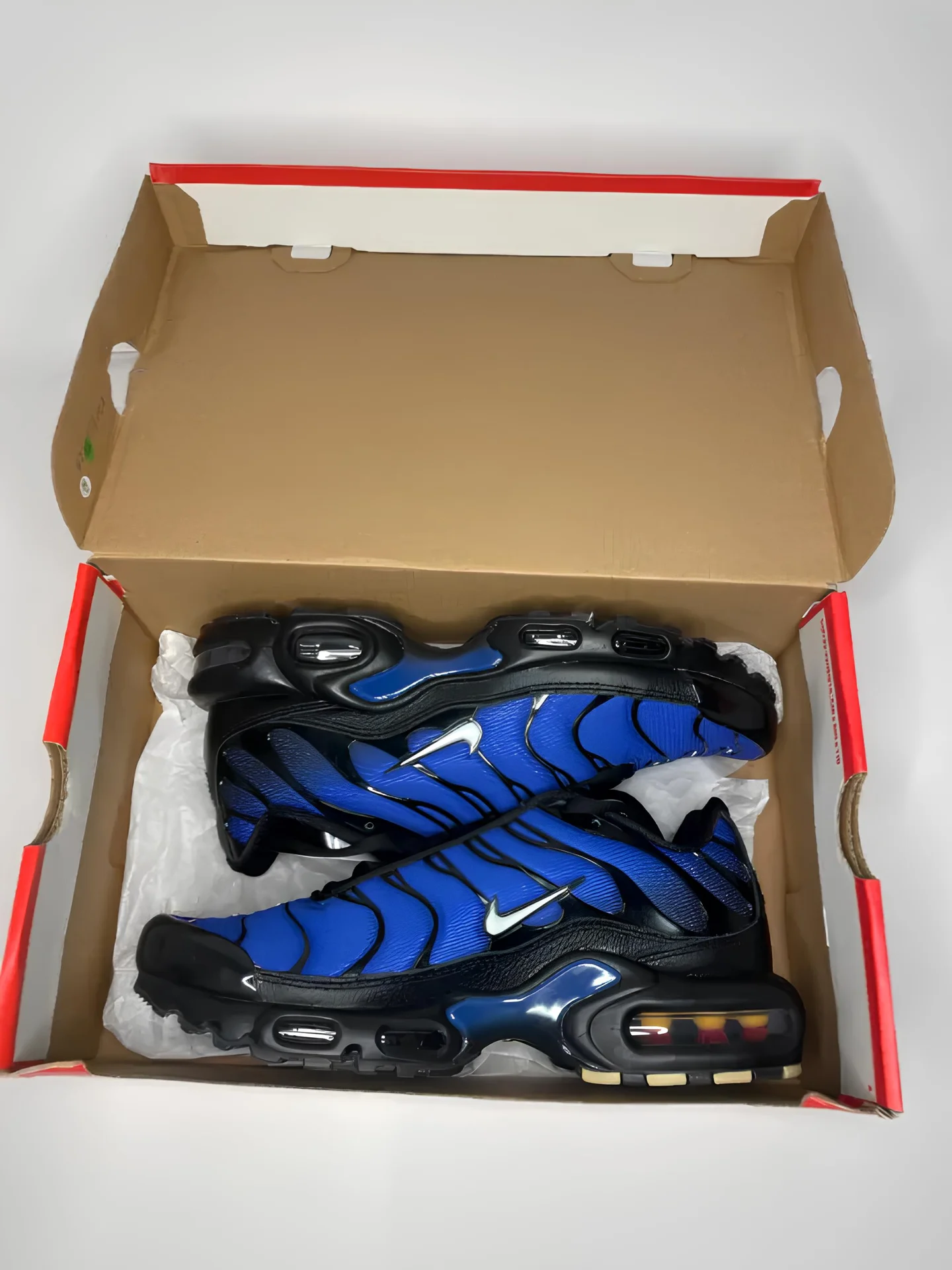 Кроссовки Air Max Plus Premium 'Black Racer Blue' - изображение 1