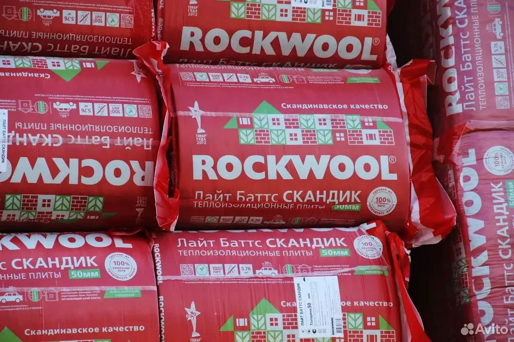 Утеплитель роквул лайт батс скандик rockwool - изображение 1