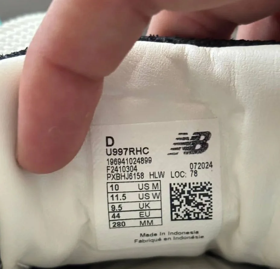 Кроссовки New Balance 997R оригинал (EUR 41,5 -44) - миниатюра 4