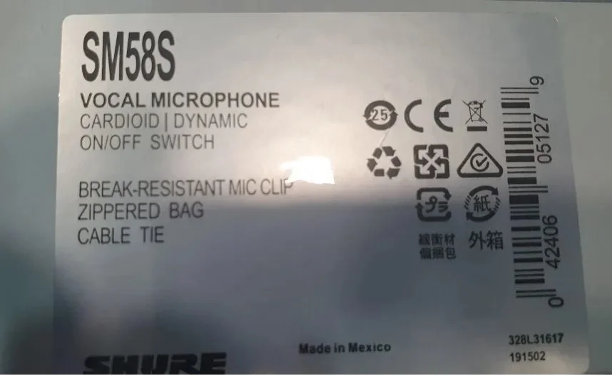 Микрофон shure SM-58 - миниатюра 3