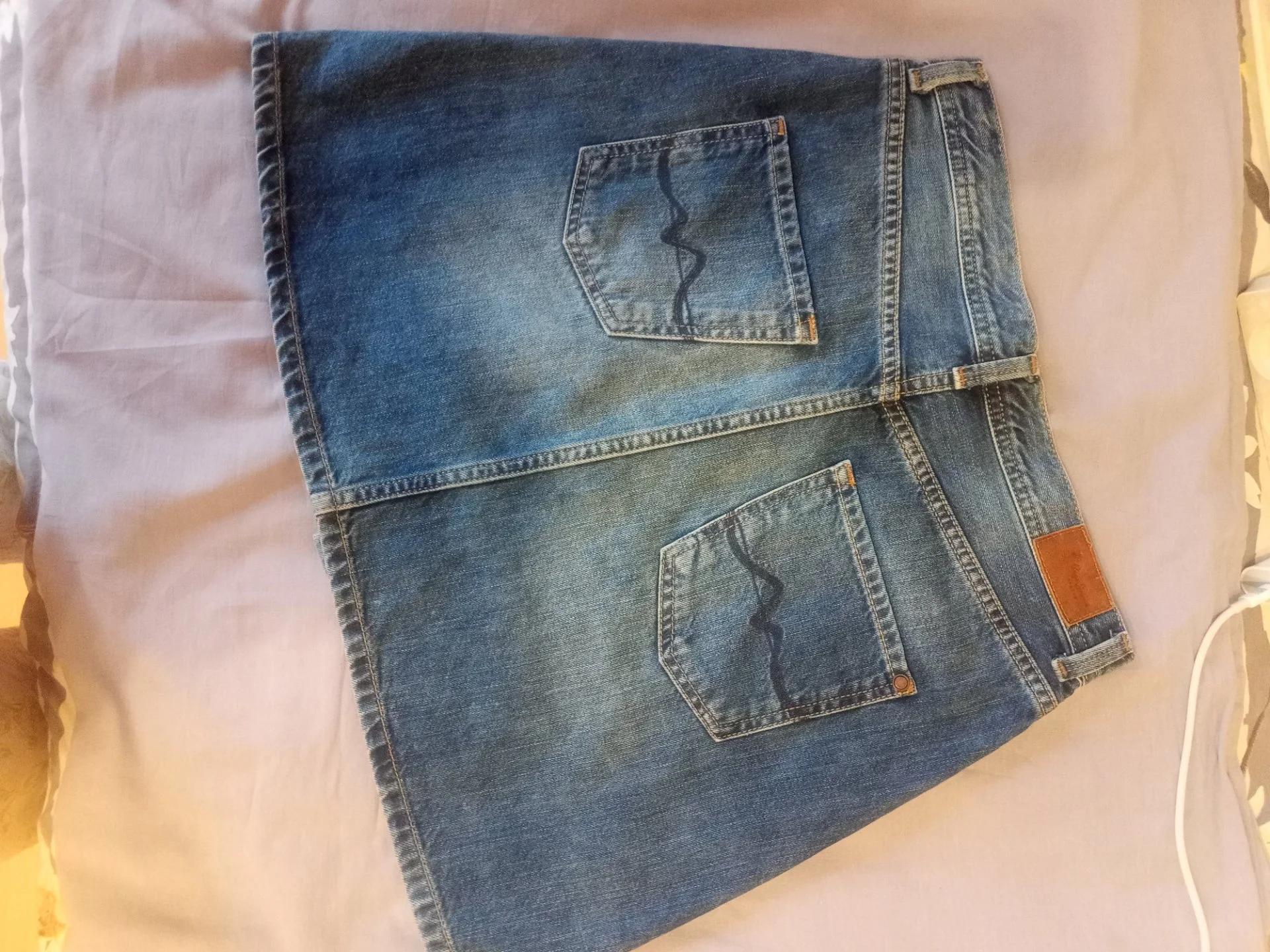 Pepe jeans юбка джинсовая 44/46 - миниатюра 2