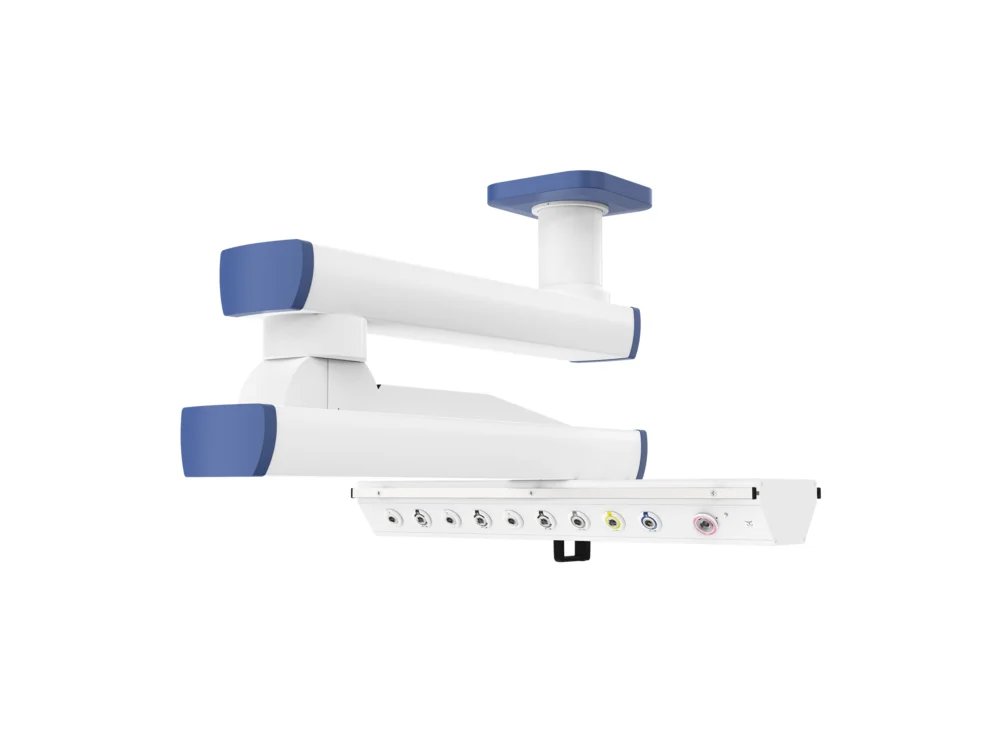 Потолочная медицинская консоль двухплечевая CADUCEUS C2E-AL - миниатюра 2
