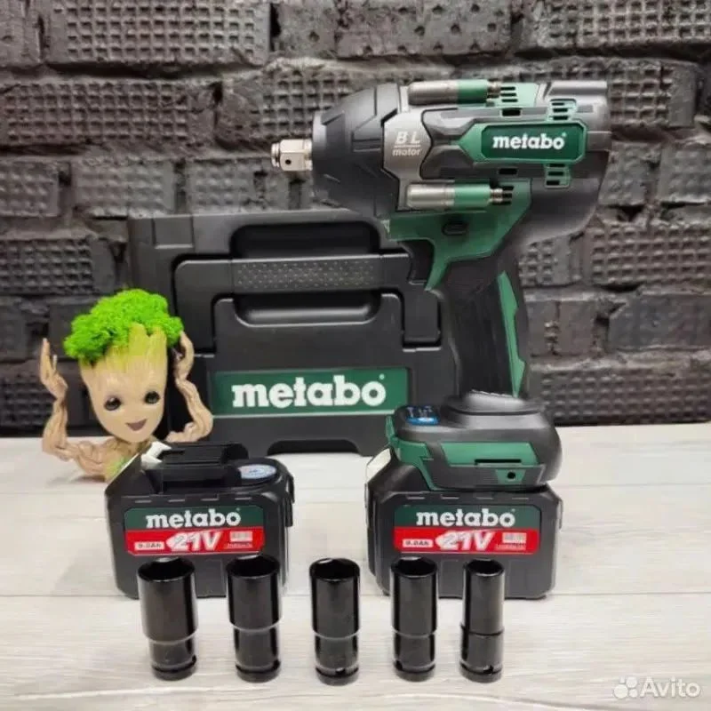 Гайковерт Metabo 2200nm с набором бит - изображение 1