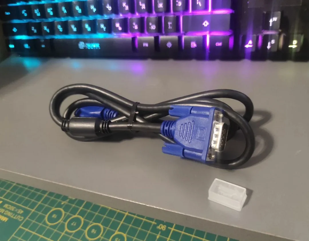 Кабель для монитора VGA-VGA 1.15м, новый - миниатюра 2