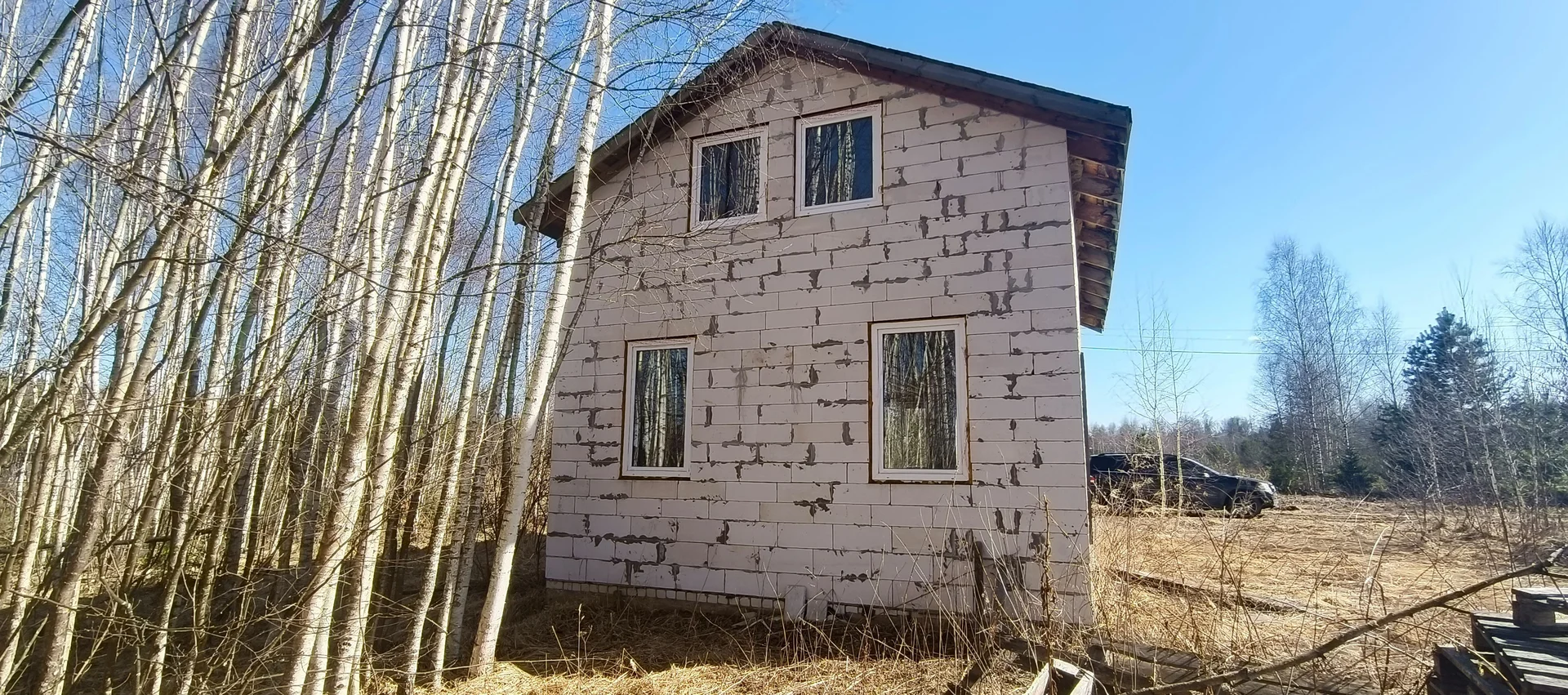 Дом 100м без отделки - изображение 1