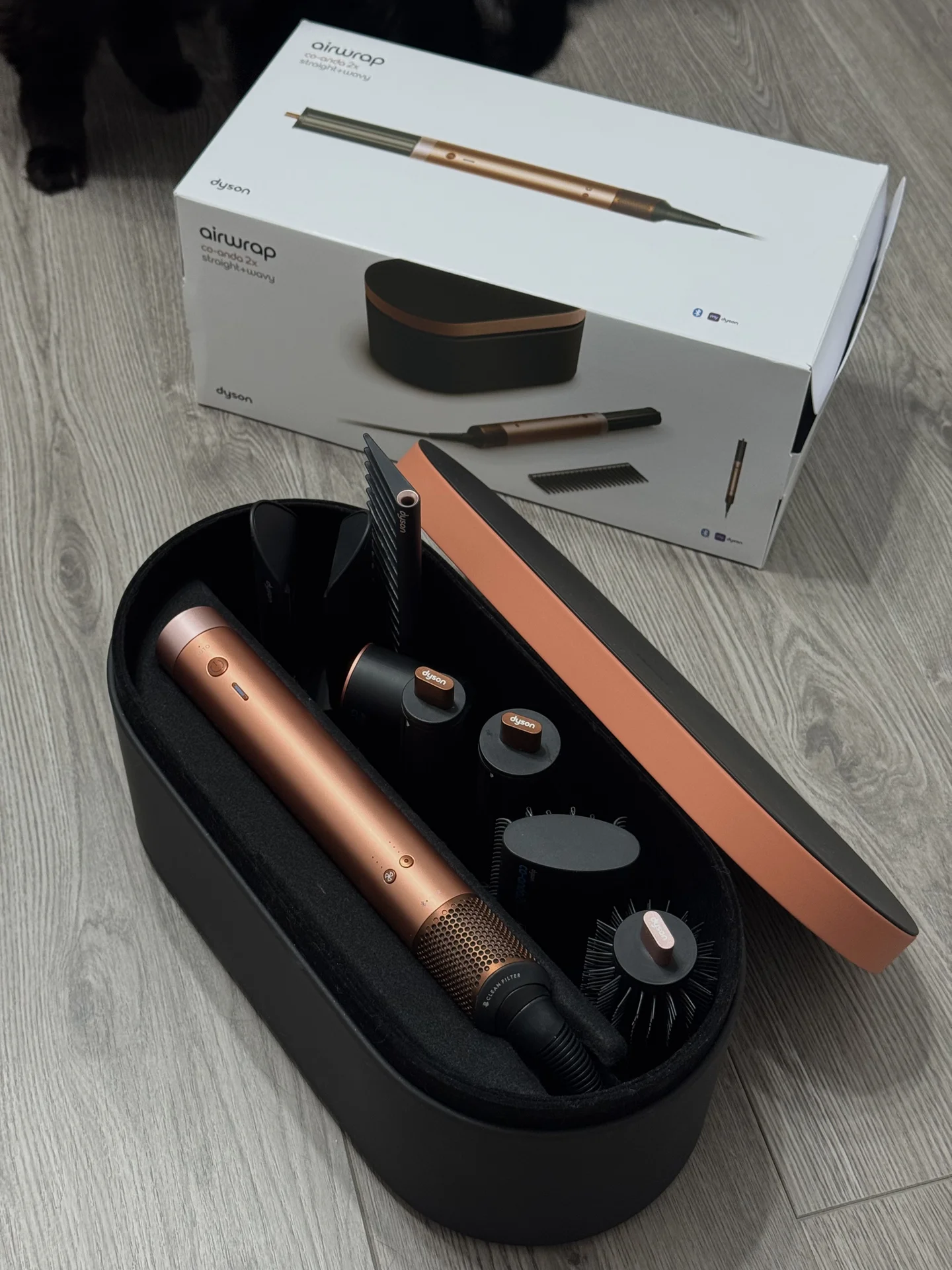 Dyson Airwrap HS09 Coanda 2x Amber Silk - миниатюра 2
