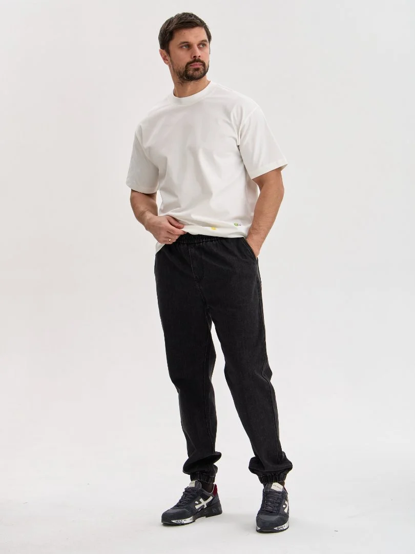 Джинсовые джоггеры Lyle Scott - миниатюра 3