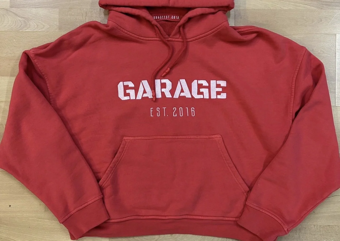 Garage est 2016 худи оригинал красное новое - миниатюра 2