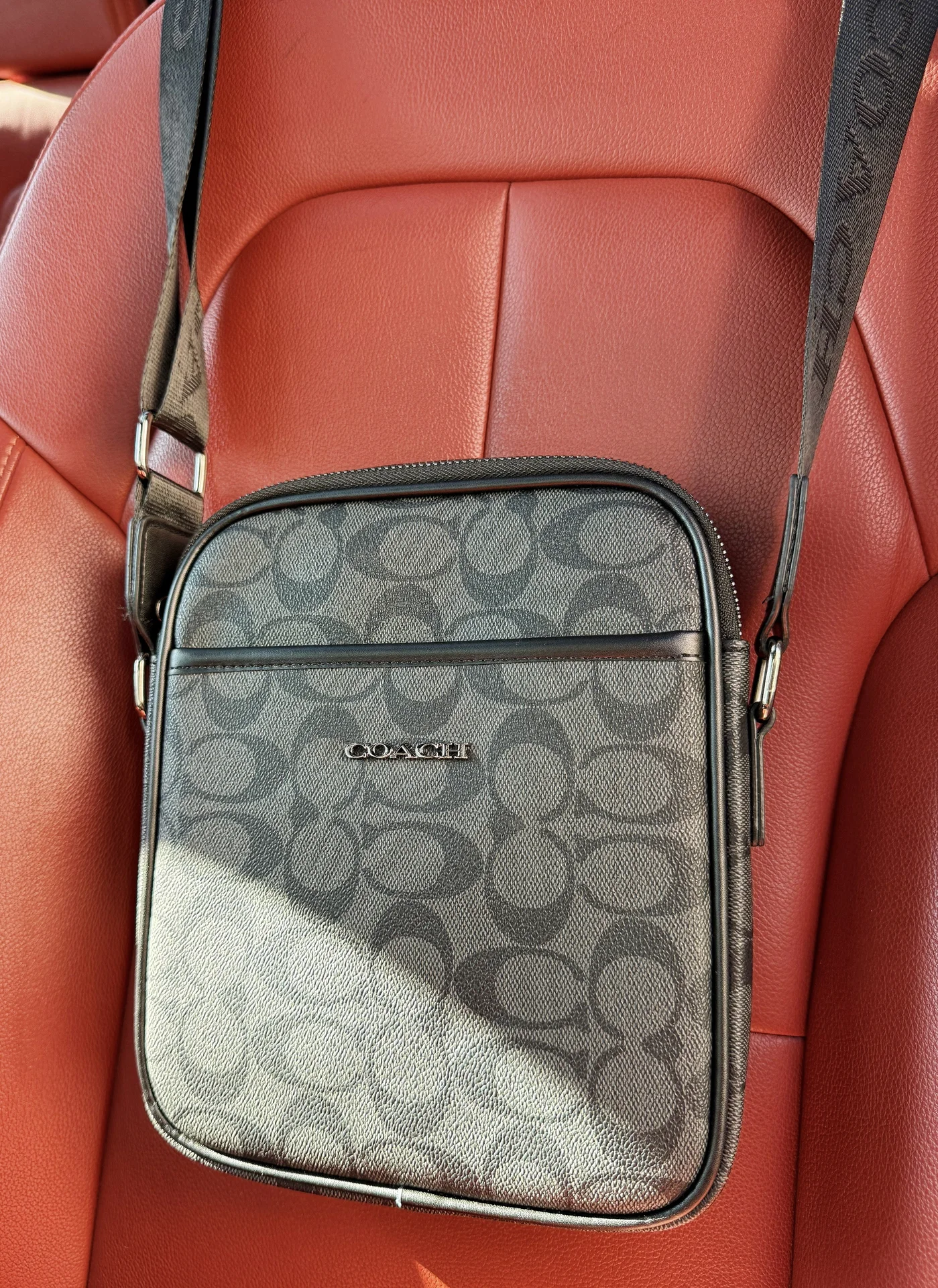 Сумка мужская Coach Коуч новая - миниатюра 4