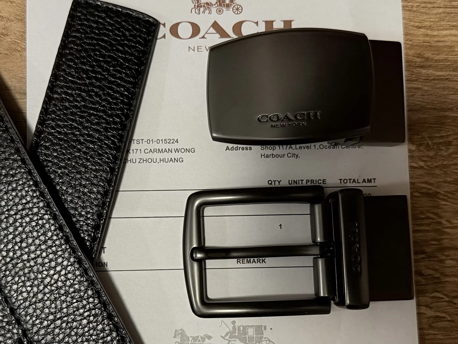 Ремень мужской Coach Коуч новый - миниатюра 4