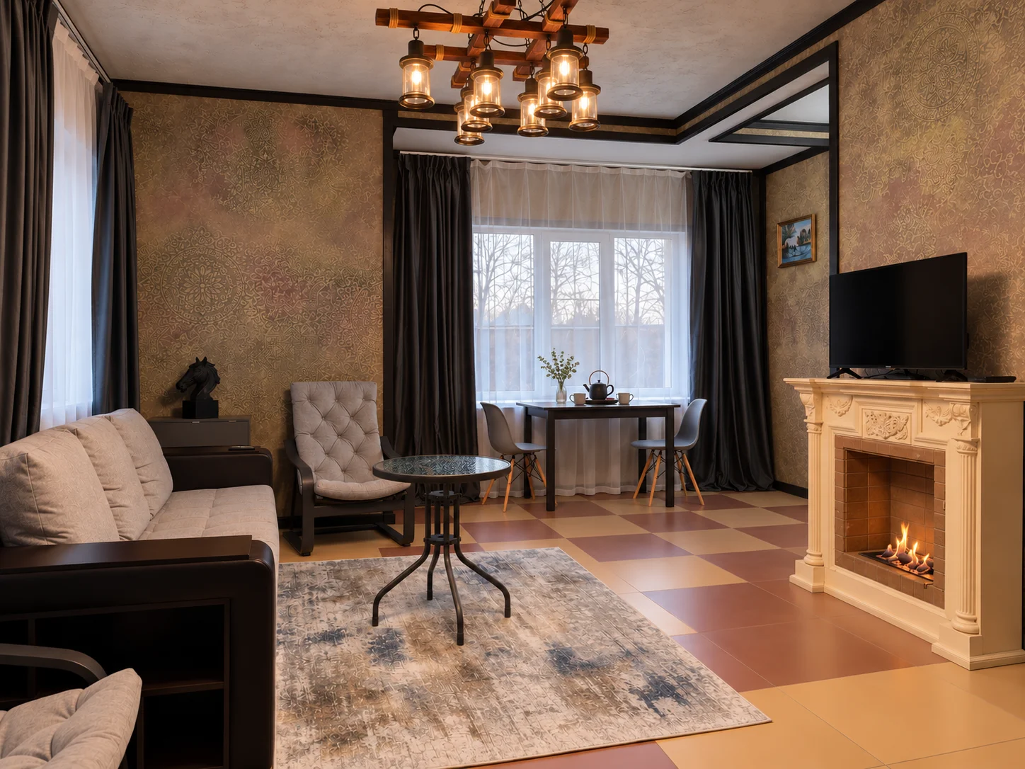 КОТТЕДЖ 120м² С ЧАНОМ И КОНЮШНЕЙ НА НОВОЙ РИГЕ - миниатюра 5