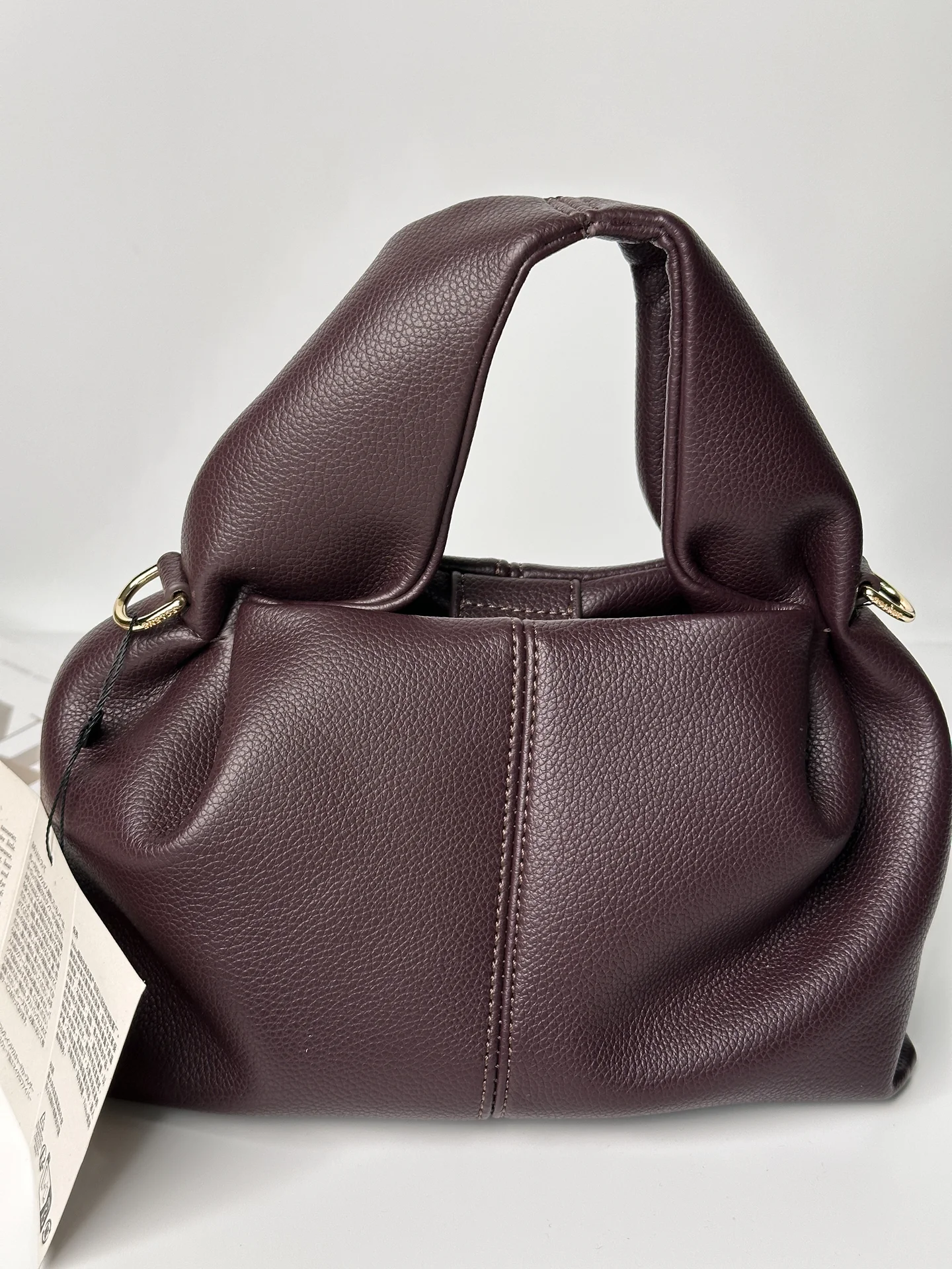 Сумка polene mini из натуральной кожи - миниатюра 7
