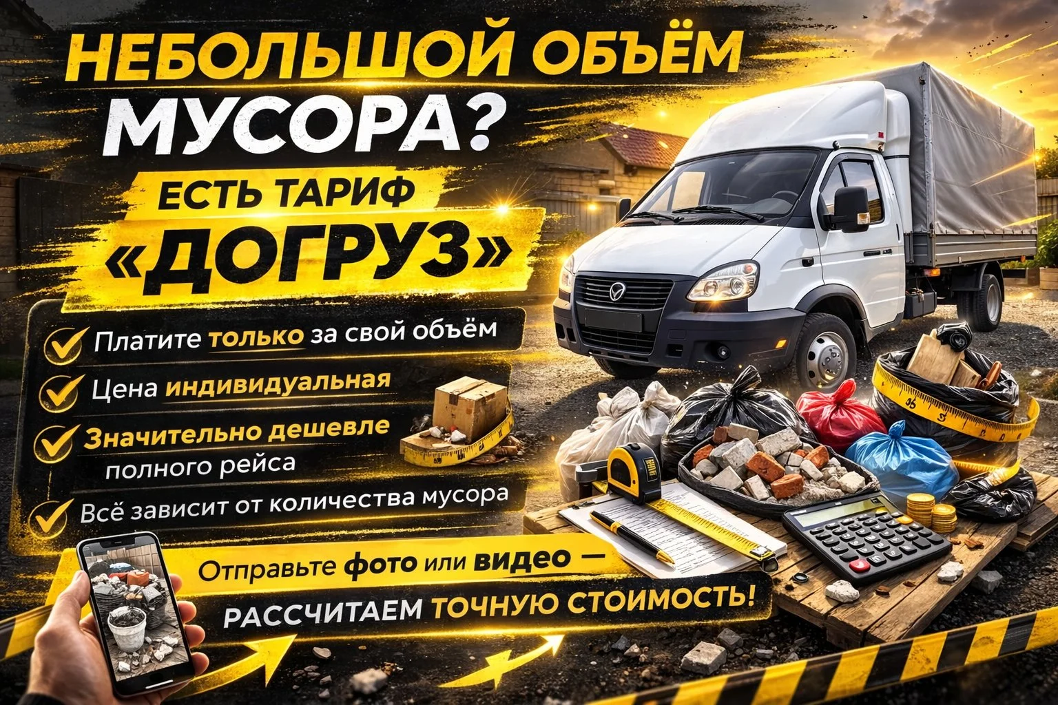 Вывоз мусора с грузчиками - миниатюра 6