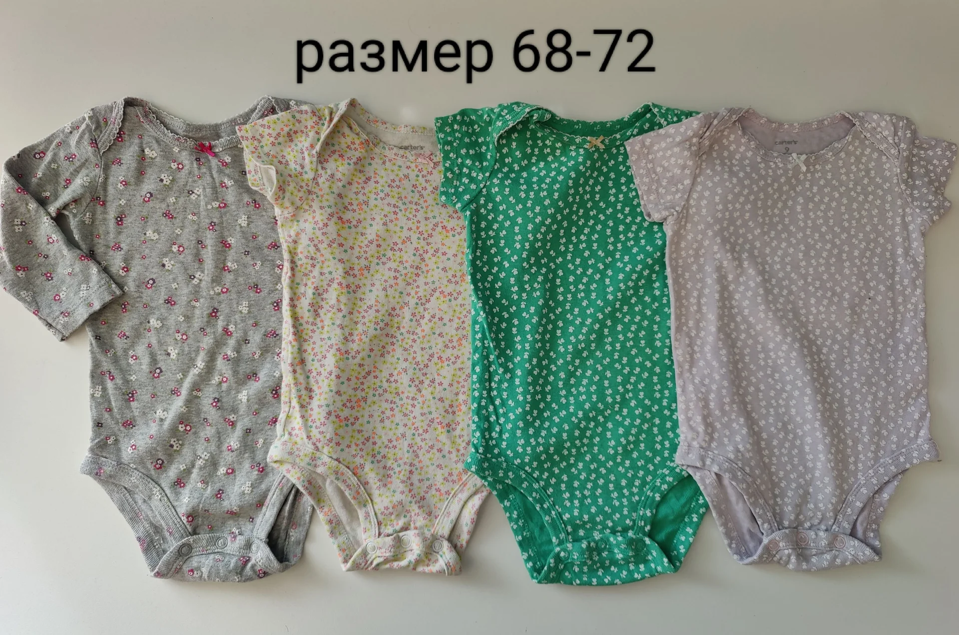 Боди для девочки пакетом 68-72 Carter's, Osh Cosh - миниатюра 2